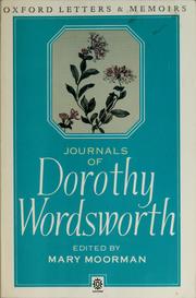 Journals of Dorothy Wordsworth by Dorothy Wordsworth