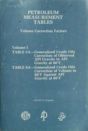 Petroleum measurement tables by American Society for Testing and Materials