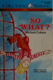 Cover of: So what?