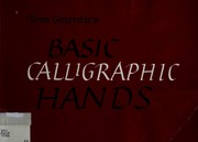 Cover of: Tom Gourdie's basic calligraphic hands.