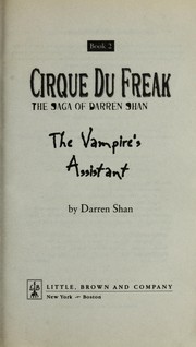 Cover of: The vampire's assistant