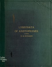 Lysistrata by Aristophanes