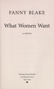 Cover of: What women want: a novel