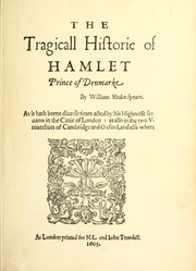 Hamlet by William Shakespeare