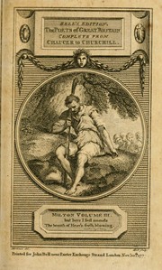 Cover of: The poetical works of John Milton: From the text of Dr. Newton. In four volumes. With the life of the author. And a critique on Paradise Lost by Joseph Addison.