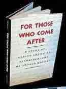 Cover of: For those who come after: a study of Native American autobiography