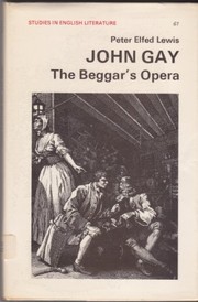 Cover of: John Gay: The beggar's opera