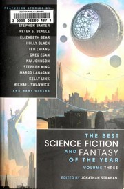 Cover of: The Best Science Fiction and Fantasy of the Year: Volume Three