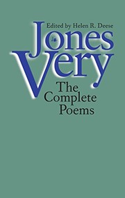 Cover of: Jones Very: the complete poems