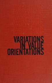 Cover of: Variations in value orientations