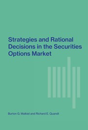 Cover of: Strategies and rational decisions in the securities options market