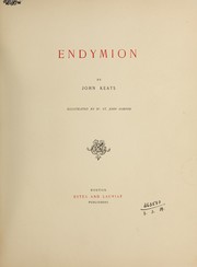 Cover of: Endymion