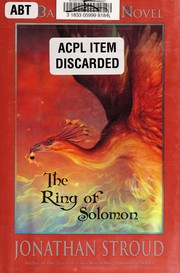 The Ring of Solomon by Jonathan Stroud, Johnathan Stroud