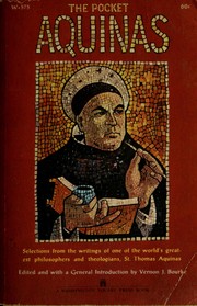 Cover of: The pocket Aquinas: selections from the writings of St. Thomas