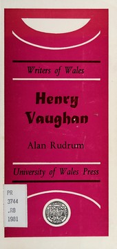 Henry Vaughan by Rudrum, Alan.