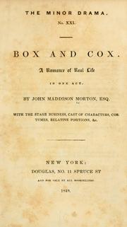 Box and Cox by John Maddison Morton