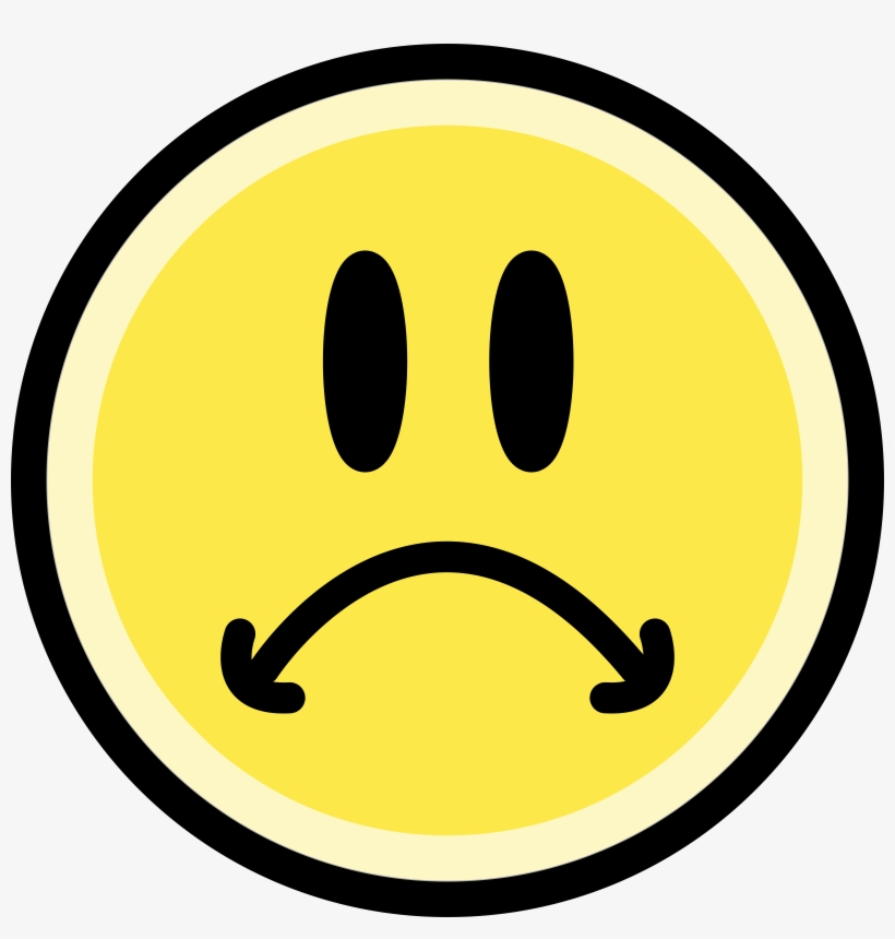 Sadness Face Computer Icons Smiley Clip art - Sad Face Outline png ...