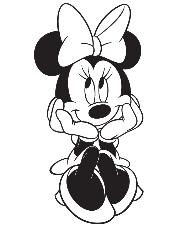 Free Minnie Mouse Outline, Download Free Minnie Mouse Outline png ...