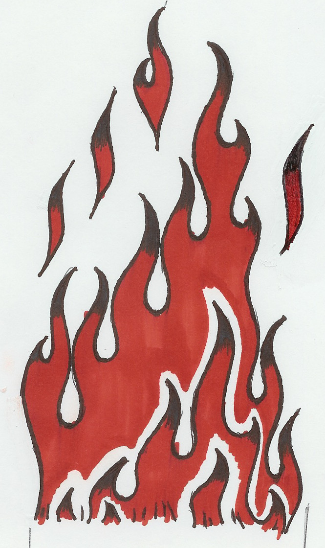 1400 Drawing Of The Flame Tattoo Design Illustrations RoyaltyFree  Vector Graphics  Clip Art  iStock