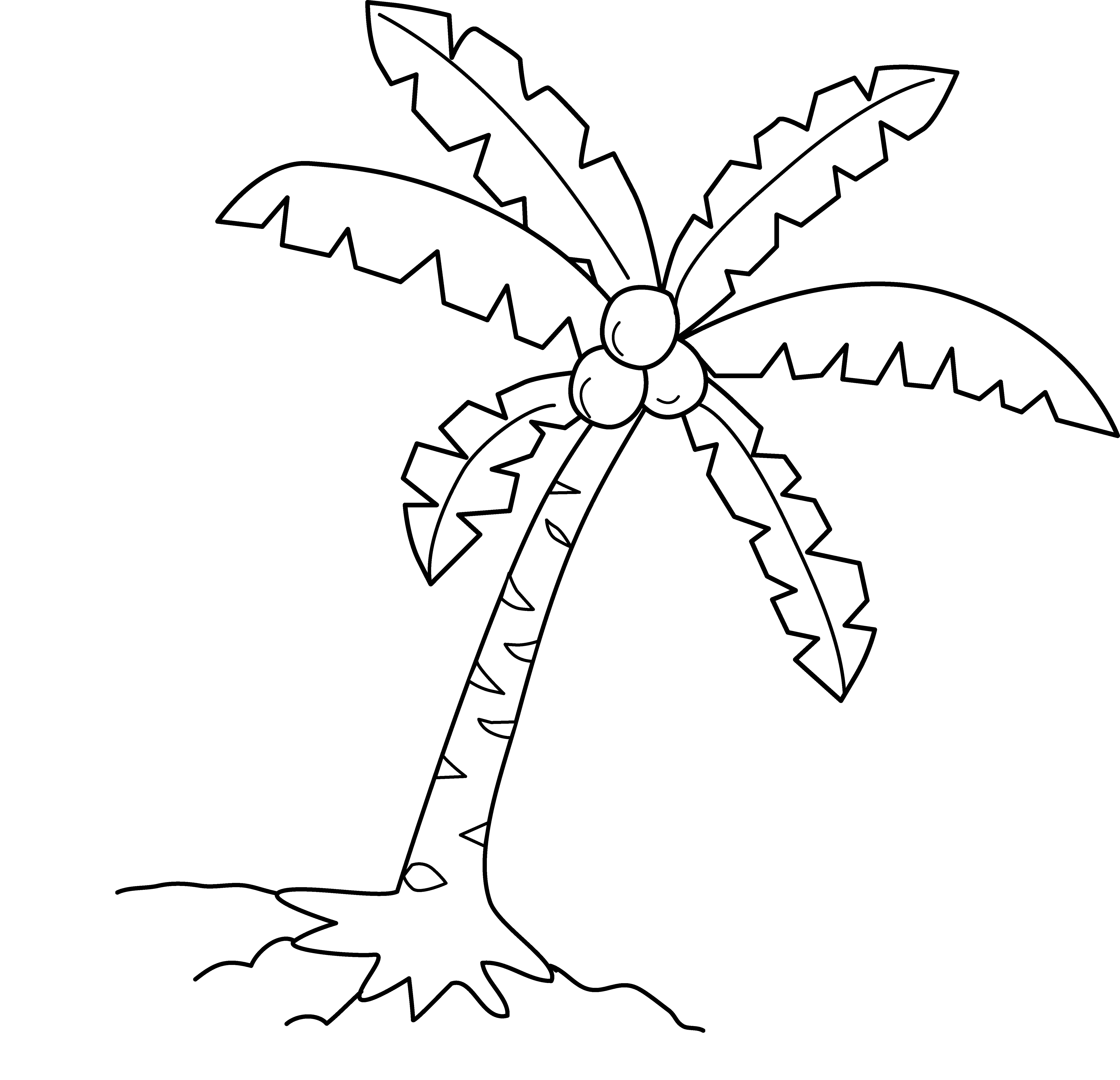 Free Palm Trees Clipart Black And White, Download Free Palm Trees ...