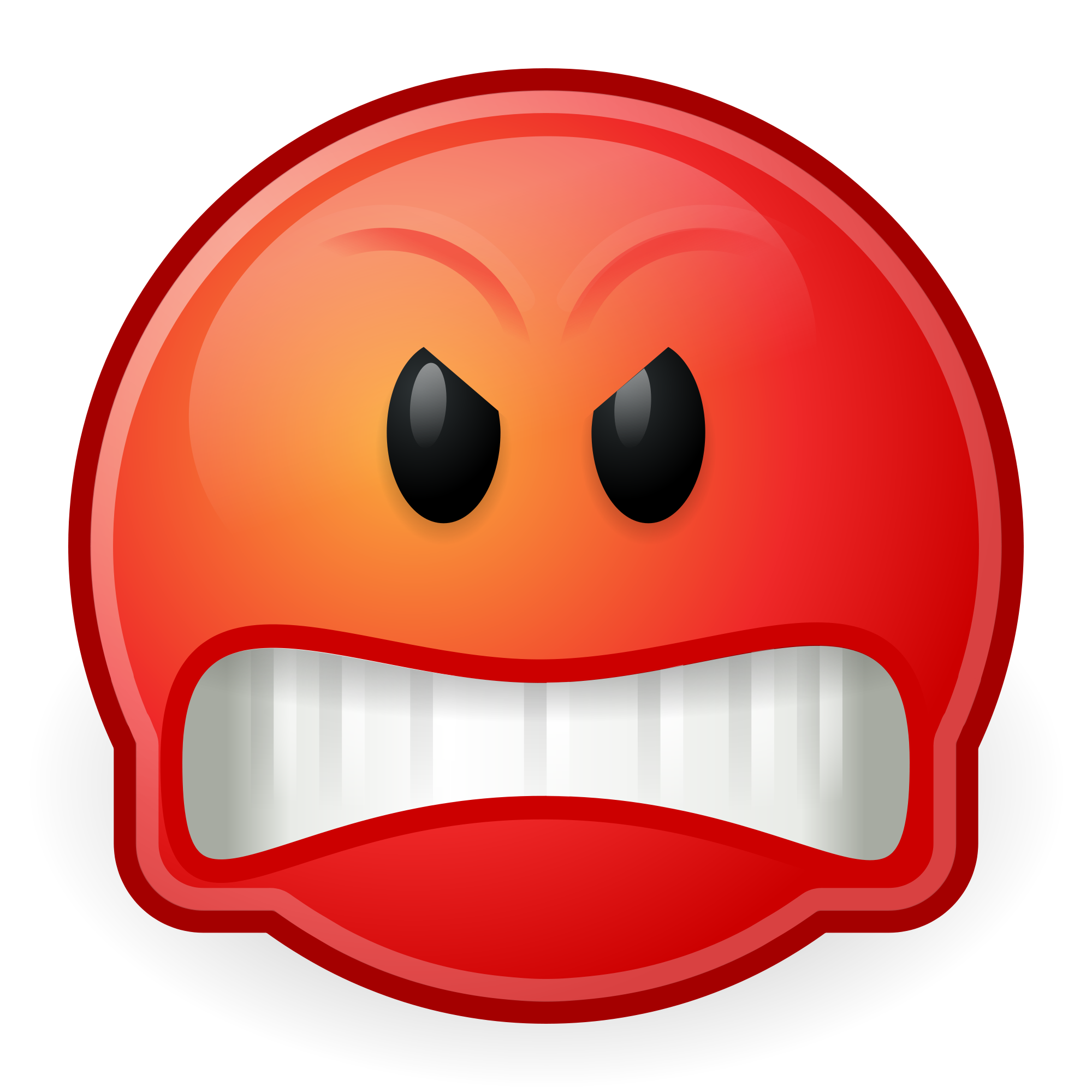 Smiley Anger Emoticon Clip Art - Mad Face - Free Transparent PNG - Clip ...