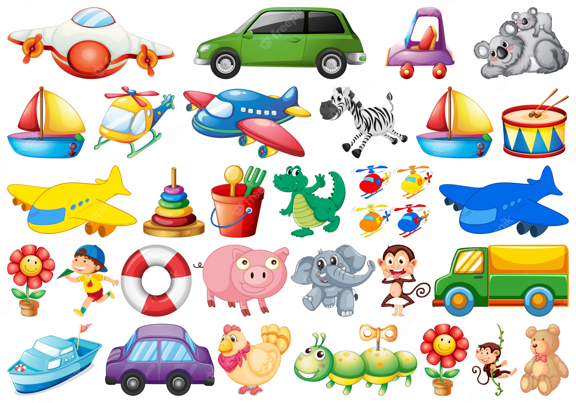 Kids Toys Clip Art Set – Daily Art Hub // Graphics, Alphabets & SVG ...