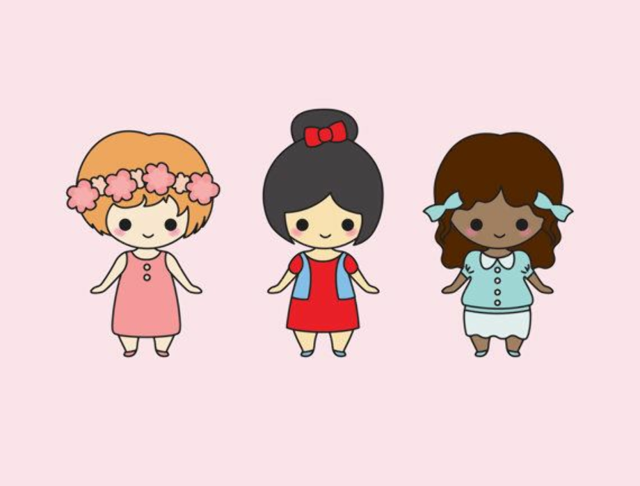 girl clipart kawaii