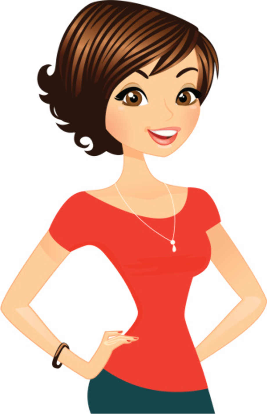 girl clipart pretty