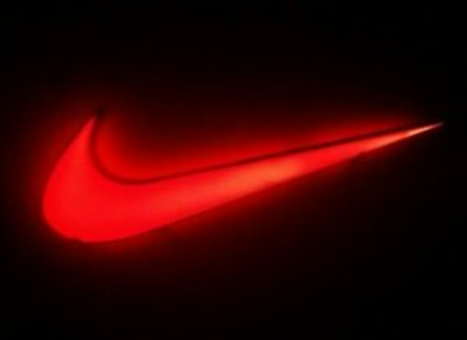 Nike swoosh logo red