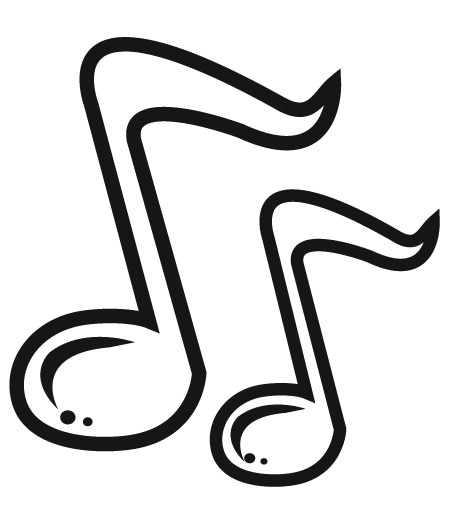 Music note clipart