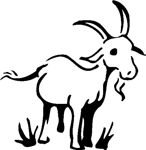 Goats clip art 2