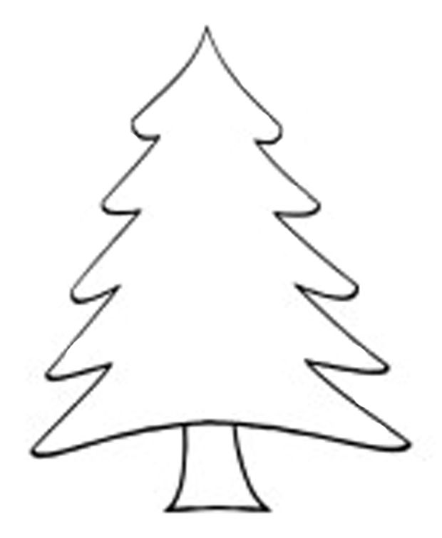 Christmas Tree Coloring Page