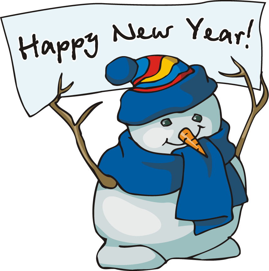 Happy New Year Coloring Page