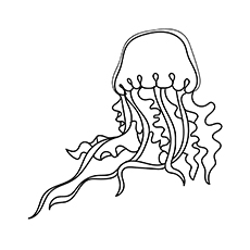 Jellyfish Coloring Page