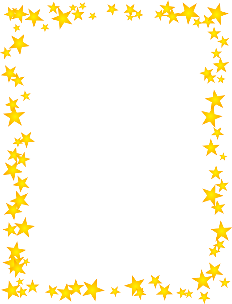 Star Page Borders Clipart