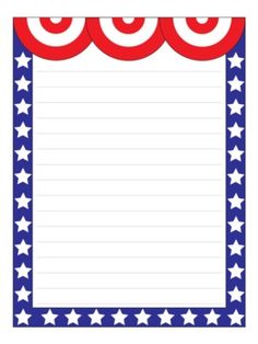 Patriotic Page Borders