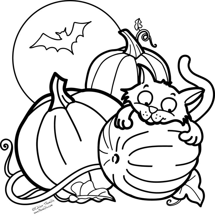 Pumpkin Patch Coloring Page