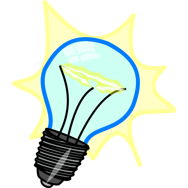 Clipart - Light bulb