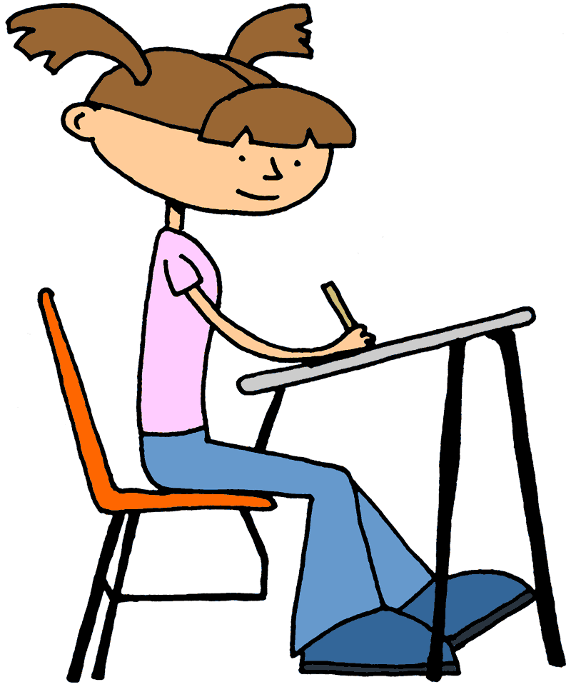 Student Writing Clipart