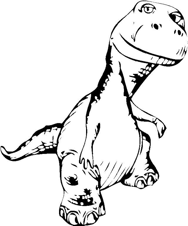 Dinosaur Animals Similarity | Cartoon Coloring Pages