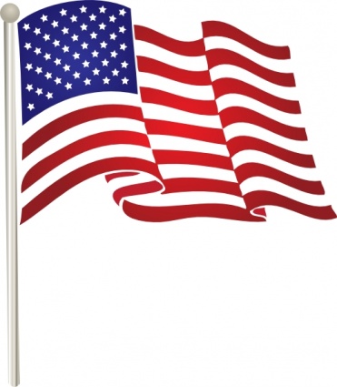 American Flag Clipart Black And White | Clipart Panda - Free ...