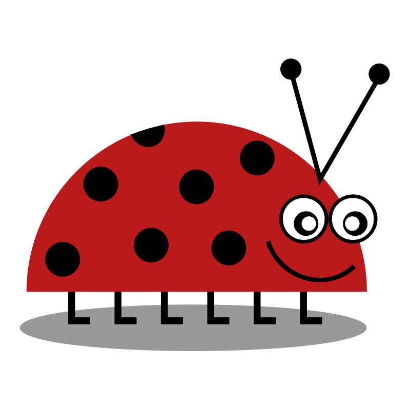 Clipart - Ladybug