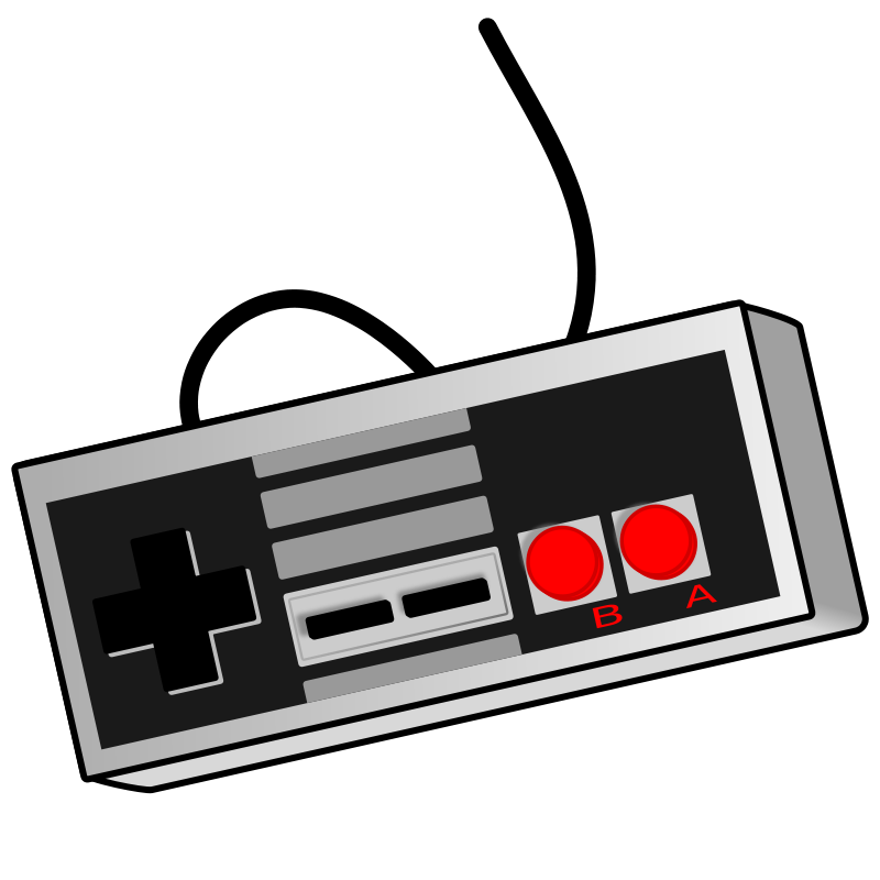 Old School Game Controller image - vector clip art online, royalty ...