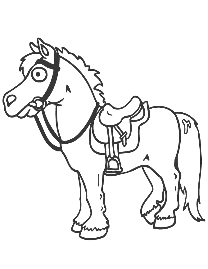 Picture Of Cartoon Horse