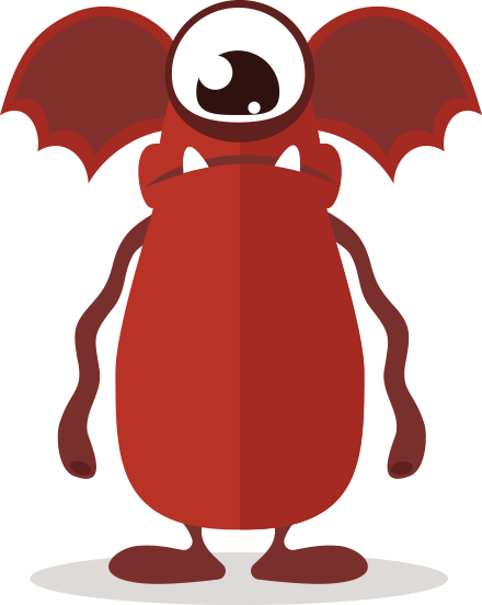 Cute Fun Monster Clipart