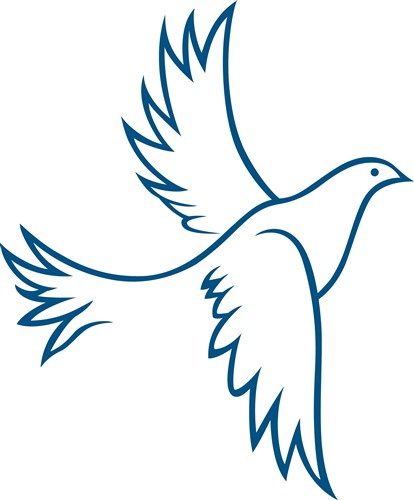 Christmas Vector Design: Dove Outline from Grand Slam Designs