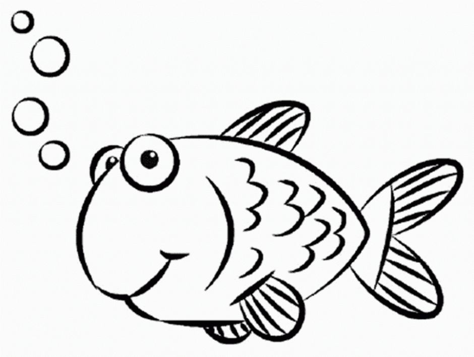 Cartoon Clipart Of A Black And White Drunk Goldfish Vector 166016 ...