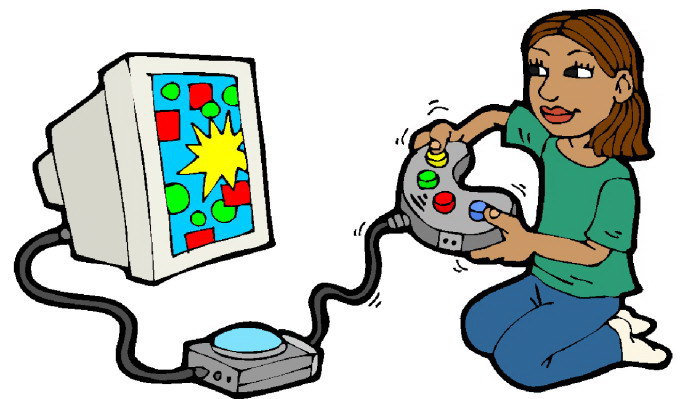 Playing children Clip Art