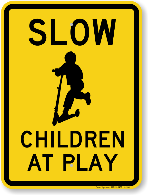 Children at Play Signs | Ship for Free from SmartSign