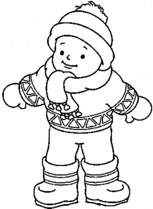 Winter Clothes Children Cake Ideas and Designs